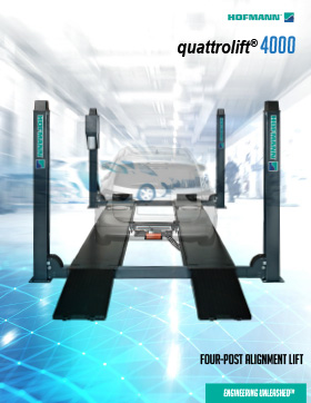 quattrolift® 4000 WA Pont élévateur à quatre colonnes avec chemins géométrie brochure
